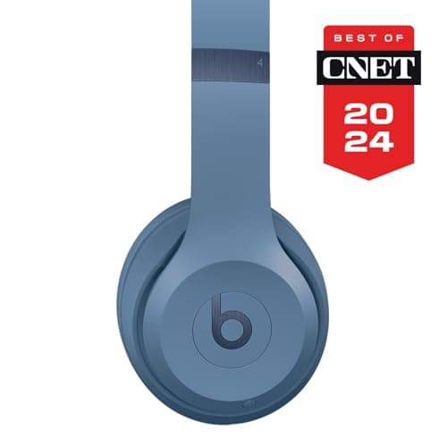 Beats Solo 4 - Wireless Bluetooth On-Ear Headphones, Apple & Android Compatible, Up to 50 Hours of Battery Life - Slate Blue - View 2