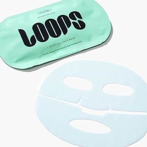LOOPS CLEAN SLATE - Detoxifying Hydrogel Face Mask - Detoxify, Cleanse and Soothe When You Need It Most - Deeply Purifying and Super Hydrating - Minimizes Pores - Mother's Day Gifts for Mom - 1 pc - View 3
