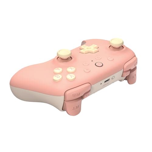 8BitDo Ultimate 2C Wireless Controller for Windows PC and Android, with 1000 Hz Polling Rate, Hall Effect Joysticks and Triggers, and Remappable L4/R4 Bumpers (Peach) - View 2