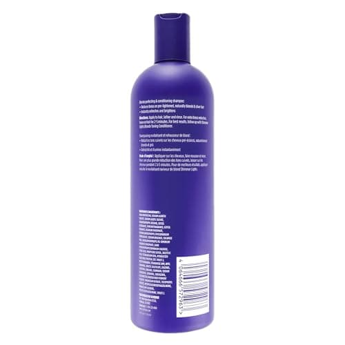 Clairol Professional Shimmer Lights Purple Shampoo, 16 fl. Oz, Neutralizes Brass & Yellow Tones, For Blonde, Silver, Gray & Highlighted Hair Packaging May Vary - View 2
