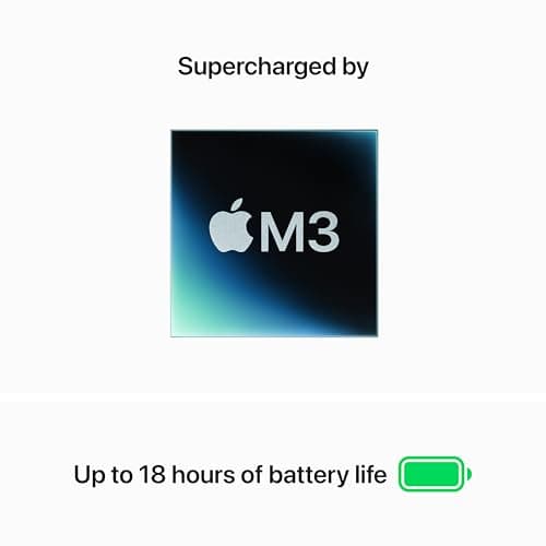 Apple 2024 MacBook Air 13-inch Laptop with M3 chip: Built for Apple Intelligence, 13.6-inch Liquid Retina Display, 16GB Unified Memory, 256GB SSD Storage, Backlit Keyboard, Touch ID; Starlight - View 3