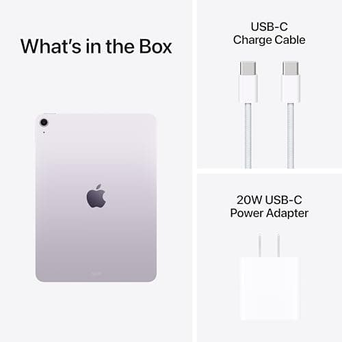 Apple iPad Air 11-inch with M3 chip Built for Apple Intelligence, Liquid Retina Display, 1TB, 12MP Front/Back Camera, Wi-Fi 6E, Touch ID, All-Day Battery Life — Purple - View 6