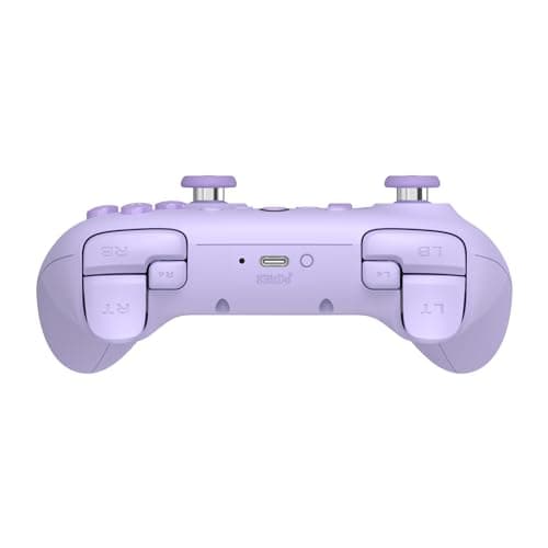 8BitDo Ultimate 2C Wireless Controller for Windows PC and Android, with 1000 Hz Polling Rate, Hall Effect Joysticks and Triggers, and Remappable L4/R4 Bumpers (Purple) - View 3