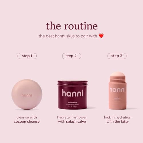 HANNI Splash Salve Body Mask, In-Shower Moisturizer with Coconut, Jojoba, Shea Butter & Glycerin, Deep Conditioning for All Skin Types, 250 mL / 8.8 oz - View 7