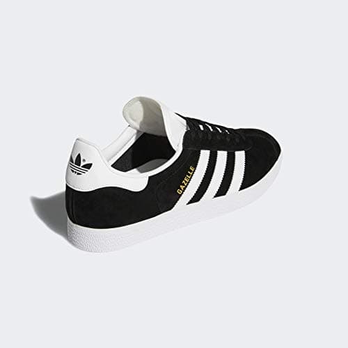 Adidas Originals Men's Gazelle Lace-up Sneaker,Black/White/Gold Met.,13 M US - View 6