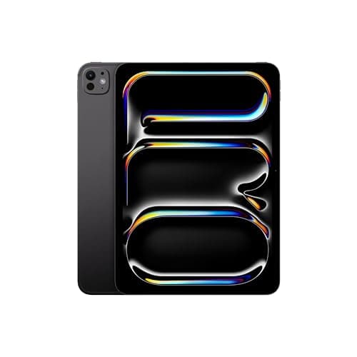 Apple iPad Pro 11-Inch (M4): Built for Apple Intelligence, Ultra Retina XDR Display, 512GB, 12MP Front/Back Camera, LiDAR Scanner, Wi-Fi 6E + 5G Cellular, All-Day Battery Life — Space Black