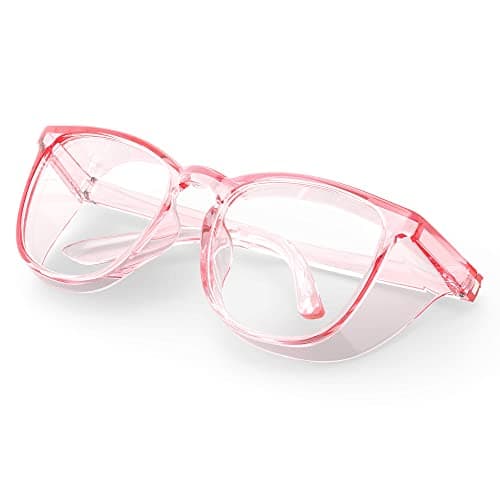 MORK&SUKY Safety Goggles, Stylish Safety Glasses With Anti Fog Lense,Light And Comfortable,Perfect Alternatives To Regular Protective Eyewear,Great Goggles For Nurses.
