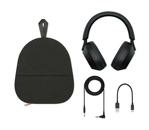 Sony WH-1000XM5 Premium Noise Canceling Headphones, Auto NC Optimizer, 30-Hour Battery, Alexa Voice Control, Black - View 8