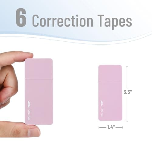 Mr. Pen- Aesthetic Correction Tape, 0.2" x 236", 6 pcs, Pastel Colors, Cute Correction Tape - View 2
