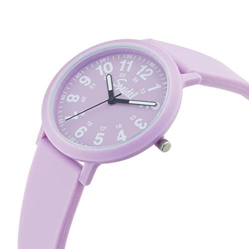 Speidel Eco Color Pop Recyclable Plastic Watch with 18mm Recyclable Silicone Strap - Lilac - View 2
