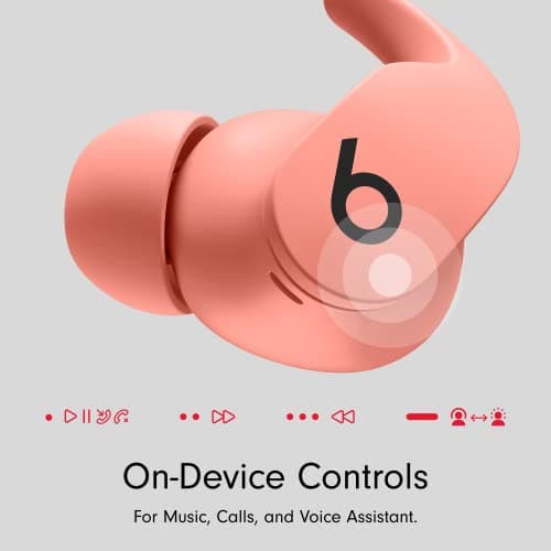 Beats Fit Pro - True Wireless Noise Cancelling Earbuds - Apple H1 Headphone Chip, Compatible with Apple & Android, Class 1 Bluetooth, Built-in Microphone, 6 Hours of Listening Time - Coral Pink - View 5