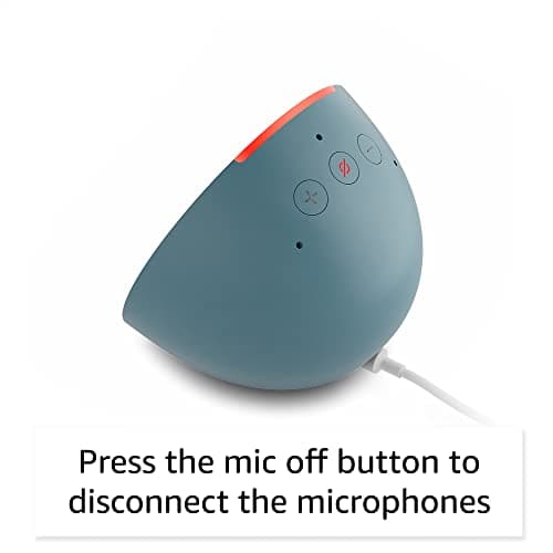 Amazon Echo Pop (newest model), Our smallest Alexa speaker, Fits in any room, Charcoal - View 6