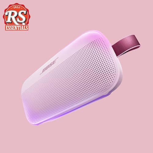Bose SoundLink Flex Portable Bluetooth Speaker (2nd Gen), Portable Outdoor Speaker with Hi-Fi Audio, Up to 12 Hours Battery Life, Waterproof and Dustproof, Petal Pink - Limited Edition Color - View 2