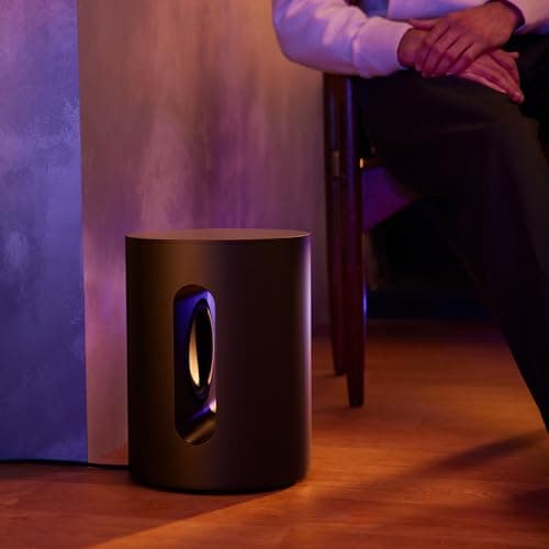 Sonos Sub Mini - Black - Compact Wireless Subwoofer - View 6