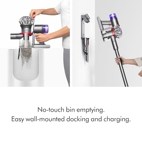 Dyson V8 Plus Cordless Vacuum, Silver/Nickel - View 7