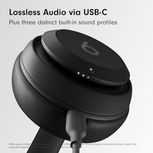 Beats Studio Pro - Wireless Bluetooth Noise Cancelling Headphones - Personalized Spatial Audio, USB-C Lossless Audio, Apple & Android Compatibility, Up to 40 Hours Battery Life - Black - View 6