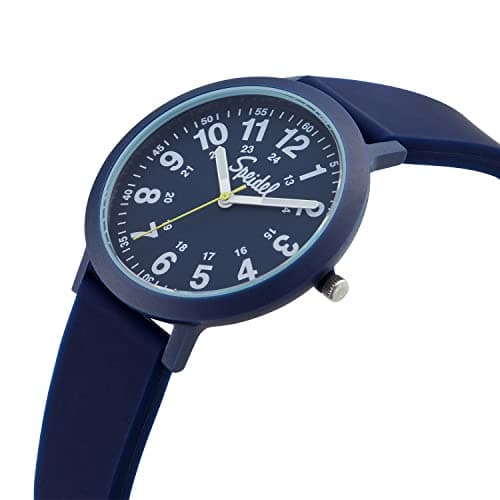 Speidel Eco Color Pop Recyclable Plastic Watch with 18mm Recyclable Silicone Strap - Navy - View 2