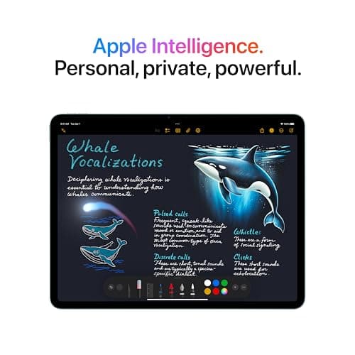 Apple iPad Air 13-inch with M3 chip, Built for Apple Intelligence, Liquid Retina Display, 256GB, 12MP Front/Back Camera, Wi-Fi 6E, Touch ID, All-Day Battery Life — Purple - View 3