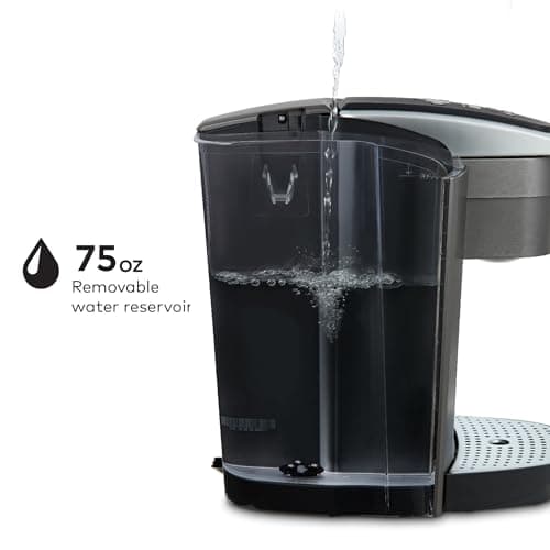 Keurig K-Elite Single Serve K-Cup Pod Coffee Maker, with Strength and Temperature Control, Iced Coffee Capability, 8 to 12oz Brew Size, Programmable, Brushed Slate - View 8