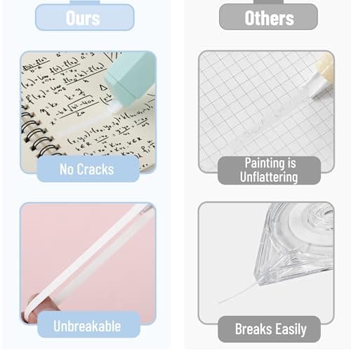 Mr. Pen- Aesthetic Correction Tape, 0.2" x 236", 6 pcs, Pastel Colors, Cute Correction Tape - View 5