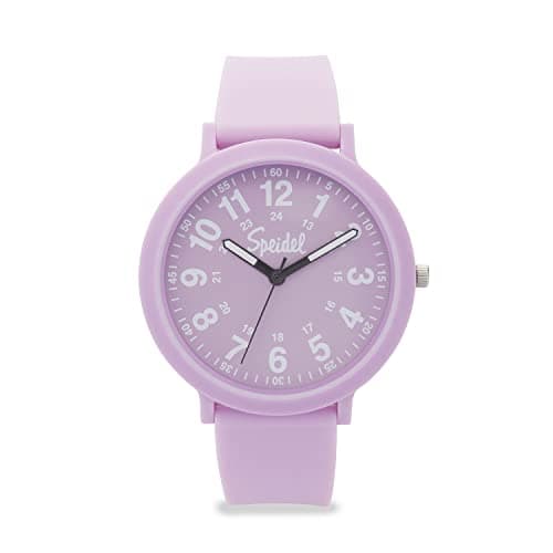 Speidel Eco Color Pop Recyclable Plastic Watch with 18mm Recyclable Silicone Strap - Lilac
