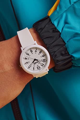 Speidel Eco Color Pop Recyclable Plastic Watch with 18mm Recyclable Silicone Strap - White - View 6