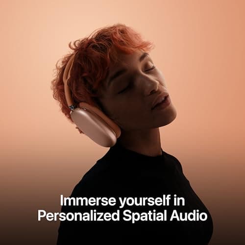 Apple AirPods Max Wireless Over-Ear Headphones, Pro-Level Active Noise Cancellation, Transparency Mode, Personalized Spatial Audio, USB-C Charging, Bluetooth Headphones for iPhone - Orange - View 5