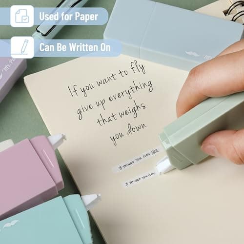 Mr. Pen- Aesthetic Correction Tape, 0.2" x 236", 6 pcs, Pastel Colors, Cute Correction Tape - View 6