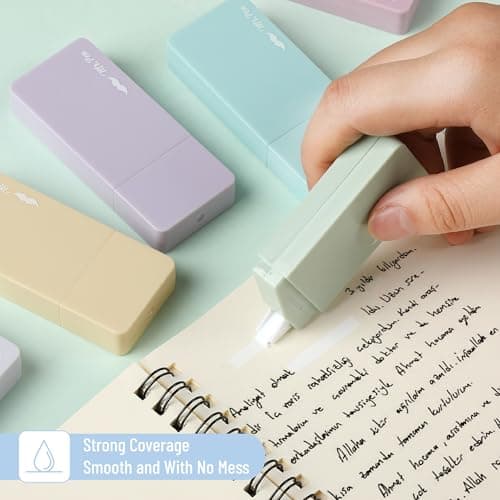 Mr. Pen- Aesthetic Correction Tape, 0.2" x 236", 6 pcs, Pastel Colors, Cute Correction Tape - View 4