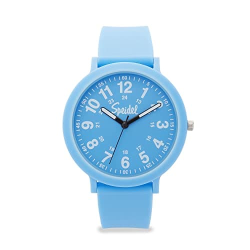 Speidel Eco Color Pop Recyclable Plastic Watch with 18mm Recyclable Silicone Strap - Blue