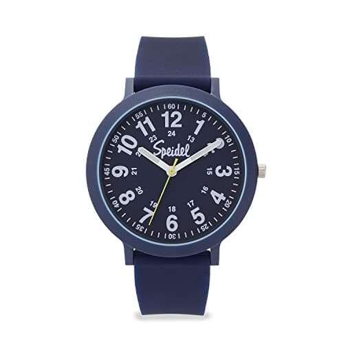 Speidel Eco Color Pop Recyclable Plastic Watch with 18mm Recyclable Silicone Strap - Navy