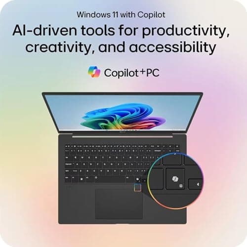 LG gram 17" Touch Screen Laptop - Intel Core Ultra 7 258V, 32 GB RAM, 4 TB SSD, Intel Arc Graphics, Copilot+ PC, WiFi 7, Windows 11 Pro, Office Lifetime License - View 3