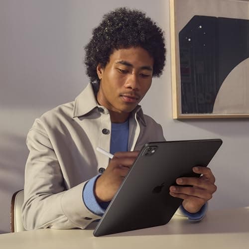 Apple iPad Pro 11-Inch (M4): Built for Apple Intelligence, Ultra Retina XDR Display, 512GB, 12MP Front/Back Camera, LiDAR Scanner, Wi-Fi 6E + 5G Cellular, All-Day Battery Life — Space Black - View 5