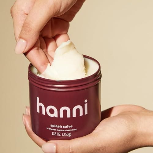 HANNI Splash Salve Body Mask, In-Shower Moisturizer with Coconut, Jojoba, Shea Butter & Glycerin, Deep Conditioning for All Skin Types, 250 mL / 8.8 oz - View 8