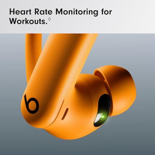 Beats Powerbeats Pro 2 Wireless Bluetooth Earbuds - Noise Cancelling, Heart Rate Monitor, IPX4, Up to 45H Battery & Charging Case, Works with Apple & Android - Electric Orange - View 5