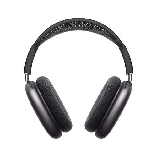 Apple AirPods Max Wireless Over-Ear Headphones, Active Noise Cancelling, Transparency Mode, Personalized Spatial Audio, Dolby Atmos, Bluetooth Headphones for iPhone – Space Gray