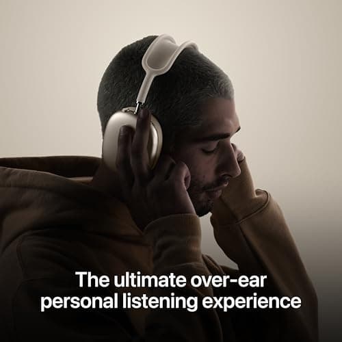 Apple AirPods Max Wireless Over-Ear Headphones, Pro-Level Active Noise Cancellation, Transparency Mode, Personalized Spatial Audio, USB-C Charging, Bluetooth Headphones for iPhone - Orange - View 3