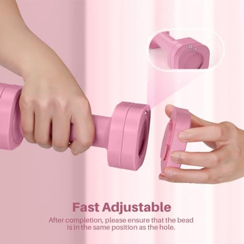 Zempox Adjustable Dumbbell Set of 2, 4 in 1 Free Weights Dumbbells Set for Women, Hand Weights for Women at Home, Each 2lb 3lb 4lb 5lb with TPU Soft Rubber Handle for Home Gym Exercise Training - View 4