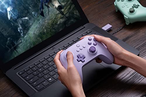 8BitDo Ultimate C 2.4g Wireless Controller for Windows PC, Android, Steam Deck & Raspberry Pi (Purple) - View 5
