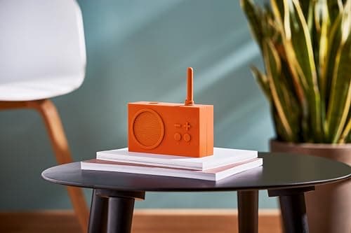 Lexon TYKHO 3 Wireless Bluetooth Speaker and FM Radio, Splashproof and Rechargeable - Orange - View 7