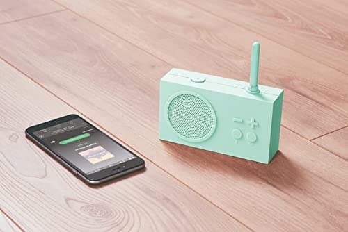 Lexon TYKHO 3 Wireless Bluetooth Speaker and FM Radio, Splashproof and Rechargeable - Mint - View 6