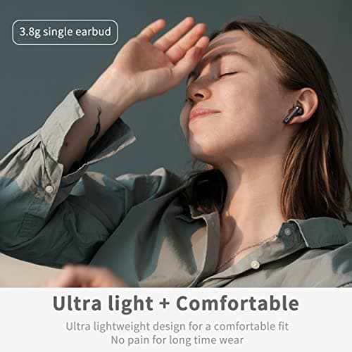 Wireless Earbuds, Bluetooth 5.4 Headphones in Ear with 4 ENC Noise Cancelling Mic, New Wireless Earphones HiFi Stereo Deep Bass 40H Playtime, In-Ear Bluetooth Earbuds LED Display IP7 Waterproof, USB-C - View 6