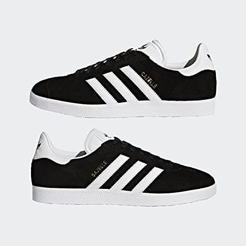 Adidas Originals Men's Gazelle Lace-up Sneaker,Black/White/Gold Met.,13 M US - View 7