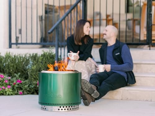 Solo Stove Bonfire 2.0 with Stand, 19.5 Inch Smokeless Fire Pit with Removable Ash Pan - Portable Outdoor Fire Pit - Stainless Steel Wood Burning Fireplace, Ideal for 4-6 People, 21.75 lbs, Cascade - View 8
