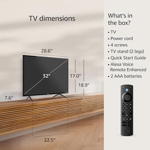 Amazon Fire TV 32" 2-Series (newest model), HD smart TV with Fire TV Alexa Voice Remote, stream live TV without cable - View 6