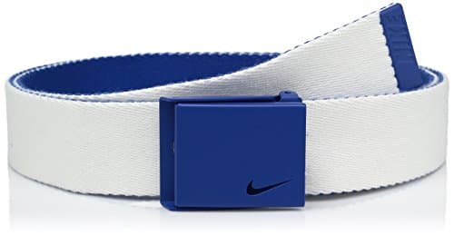 Nike Men's Standard New Tech Essentials Reversible Web Belt, Game Royal/White, One Size - View 2