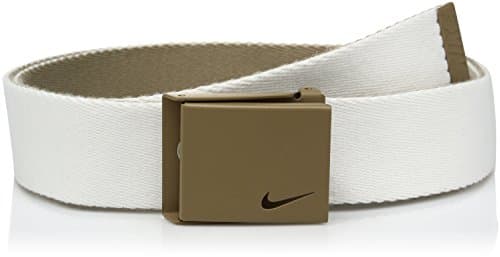 Nike Men's New Tech Essentials Reversible Web Belt, Khaki/White, One Size - View 2