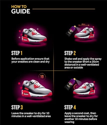 Crep Protect Shoe Protector Spray - Rain & Stain Waterproof Nano Protection for Sneaker, Leather, Nubuck, Suede & Canvas - View 6