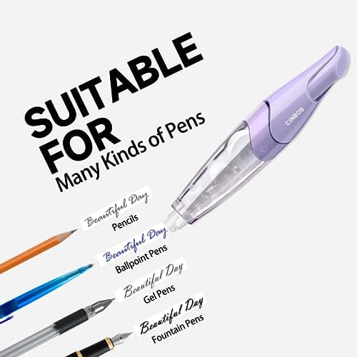 CINBOS Refillable Retractable White Correction Tape, White Smooth Pull Out Correction Tape with 2 Extra Refills, Cute Correction Tape for Office Supplies, 4 PCS (CS-26) - View 3