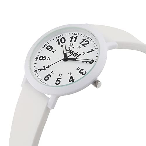 Speidel Eco Color Pop Recyclable Plastic Watch with 18mm Recyclable Silicone Strap - White - View 2